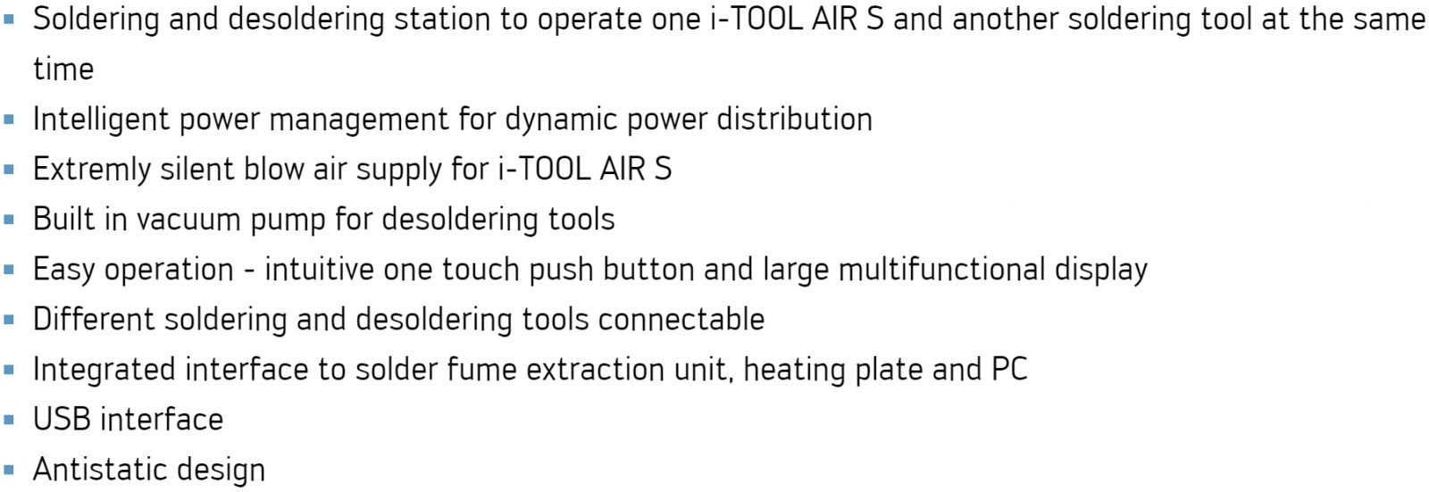 תחנות הלחמה לאלקטרוניקה ERSA I-CON VARIO 2 I-CAON VARIO 4
